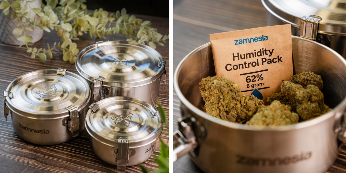 Recipiente de curado - Zamnesia: Conserva el aroma, la potencia y la calidad